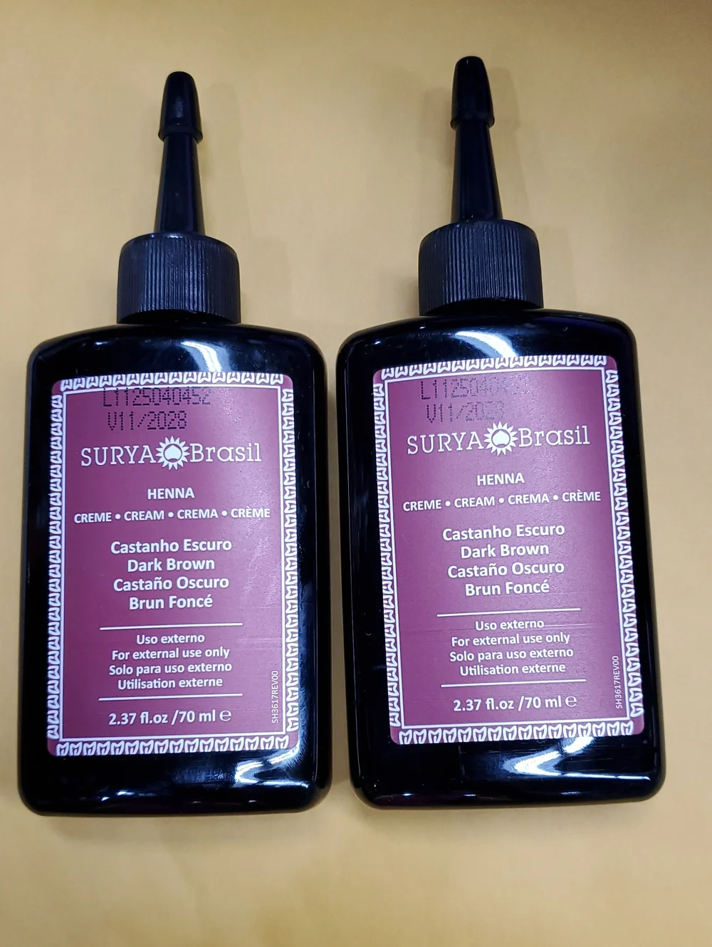 Henna Cream Hair Color - Dark Brown